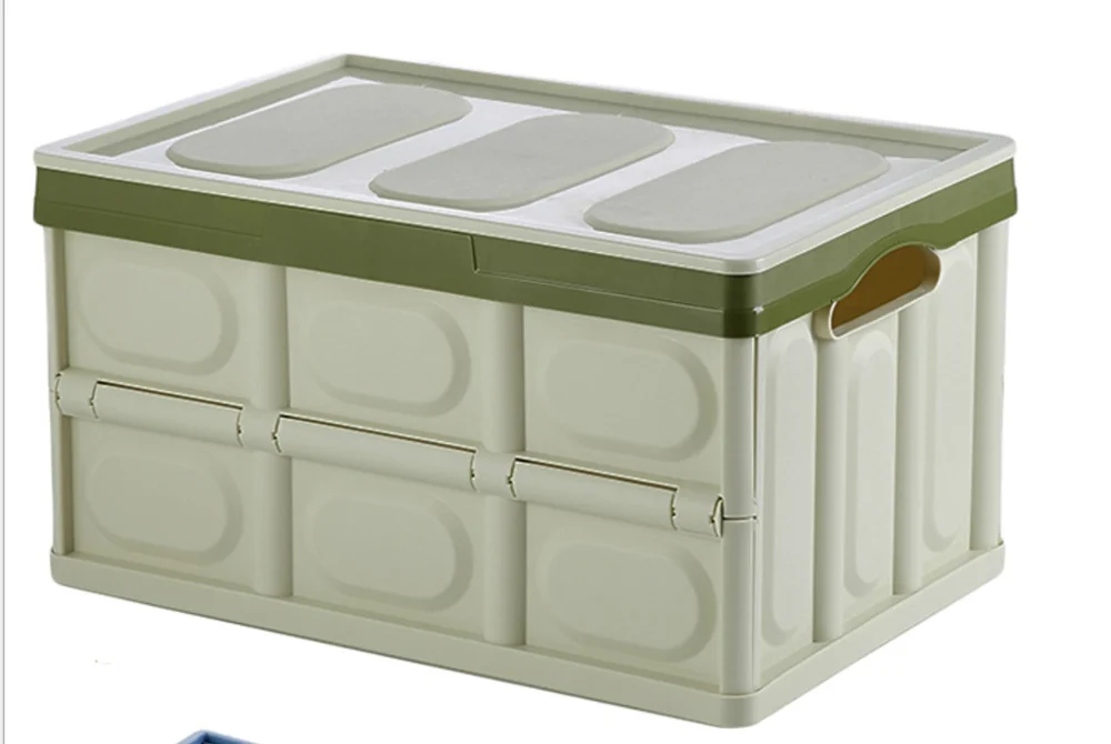 H912 Multi Color Large Capacity SUV Plastic Organizer Case Multifunctional 30L LargeCar Trunk Foldable Car Storage Box