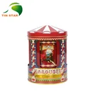 Tin Chocolate Gift Packaging Tin Box Custom Music Metal Packing Rolling Musical Gift Tin Box For Chocolate Packaging