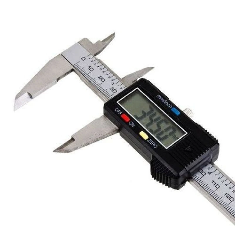 Inch/Metric Unit 150mm/6inch Range ±0.2mm/0.01inch Accuracy Electronic Gauge Micrometer Caliper with LCD Screen for Laboratories Workshops Schools and Wood Working Flexmus Digital Vernier Caliper