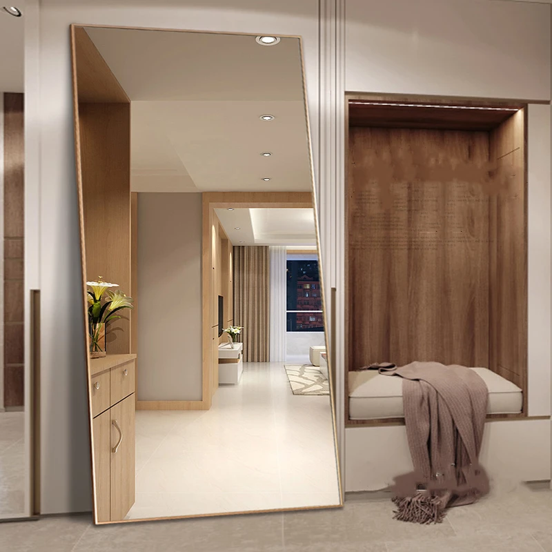 Hans&Alice Rectangle Full Length Bedroom Floor Mirror Dressing Mirror,65x24
