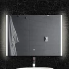 Mirror Bluetooth Mirrored Bathroom Vanity Hot Sale Luxury Smart Tv Bathroom Cabinet Vanity Mirror With Bluetooth Phone