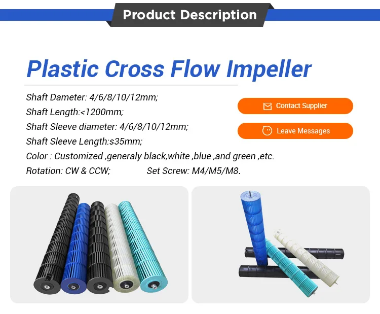 Cross Flow Fan, LONGWELL, 107mm, Plastic, Wall - detail 2