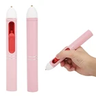 Set Tools Toys Mini Hot Melt Glue Gun Pen Cordless Set With Sticks Lithium Battery Glue Pen DIY Tools Set Children's Toys