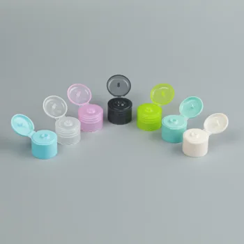 New Design Flip Top Cap 24mm Smooth Non Spill 18/410 Flip Top Cap For Cosmetic Bottle