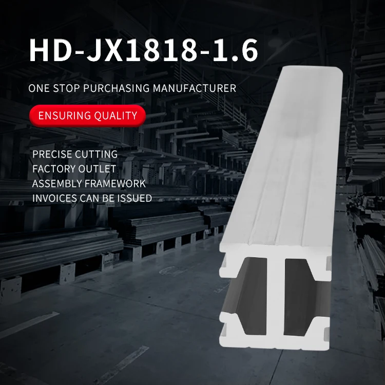 Industrial Extruded Aluminum Profiles 1818 1825 2430 Mechanical Arm Accessories Double groove Three groove Aluminum Bars details