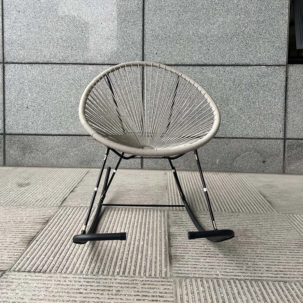 product patio outdoor chair acapulco rubber plastic string chair garden rattan furniture set-4