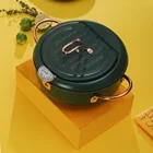 Color Pot Home Use Double Side Deep Round Color Fryer Pot Restaurant Equipment Kitchen Frying Tempura Pot Sale