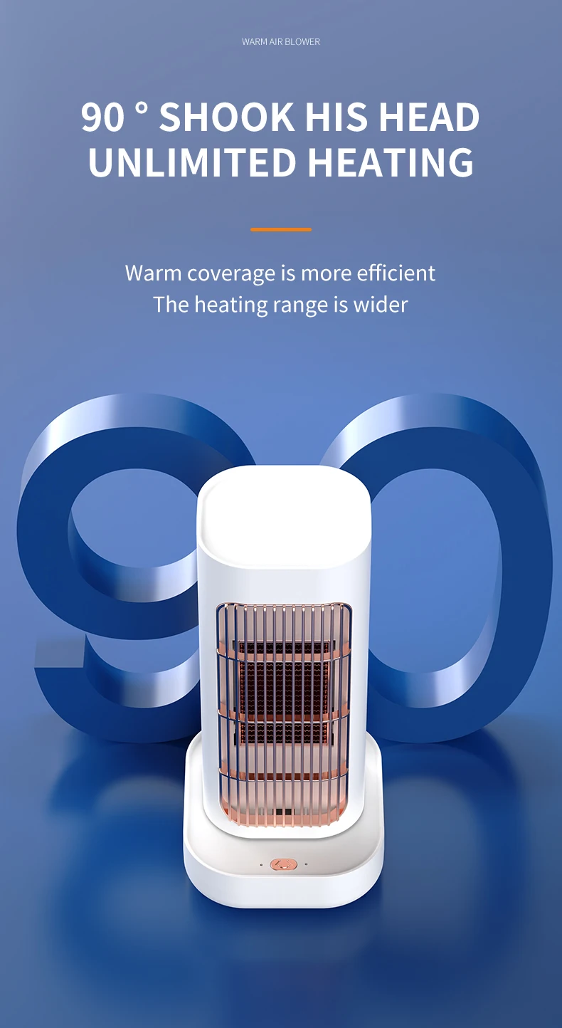 Mini Air Conditioner, Portable, 1200W, PTC - detail 8