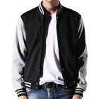 Jacket OEM Custom Embroidered Jacket Men Retro Street Loose Baseball Uniform Varsity Jacket