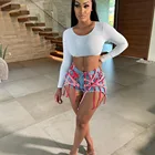 Denim Jean 2021 New Lace Up Bandage Denim Shorts High Street Wearing Jean Women's Shorts
