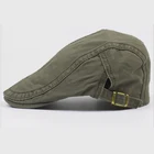 Factory Price 100% Cotton Mens Beret Hat Wholesale Newsboy Ivy Cap