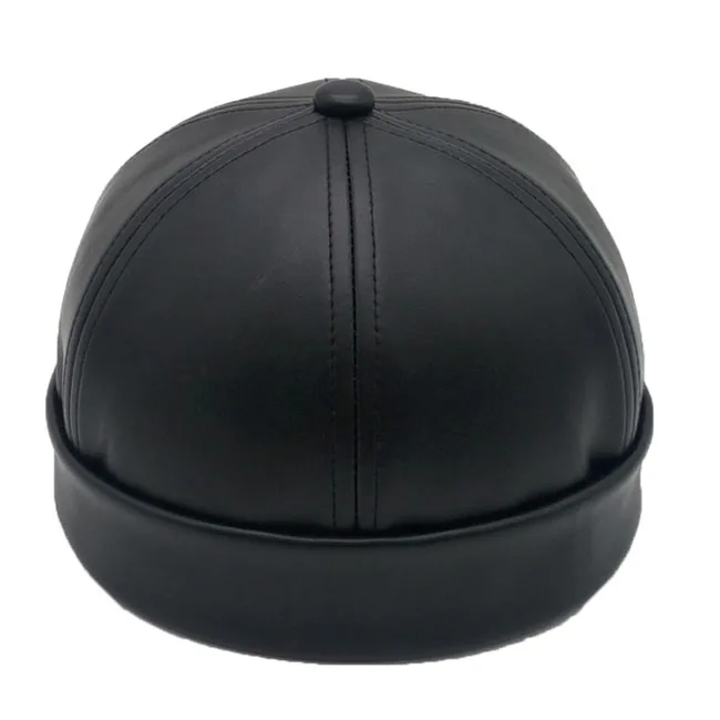 Buy Brimless Hats,Leather Brimless Hat 