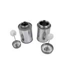 Tin 4oz 118ml Utility Tin Can Metal Monotop Glue Can For Packing Pvc Cement With Dauber