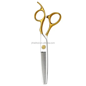 Japan VG10 hair thinning scissors high hardness gold hair cutting scissors