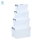 Storage Plastic Storage Containers Clear Transparent Large Plastic Clothes Storage Containers Tote Bin Box With Lid
