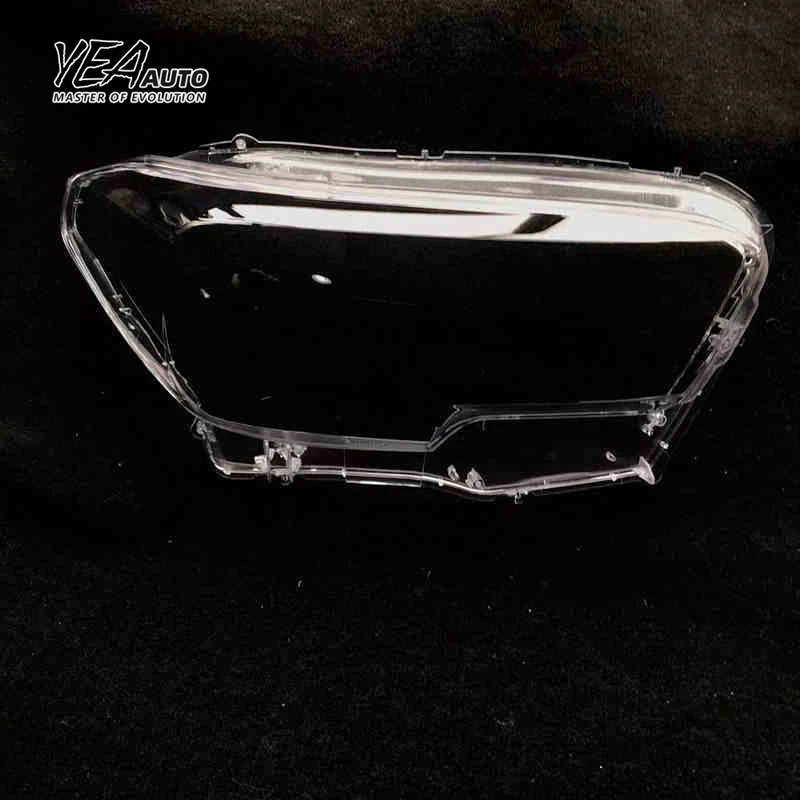 product yea auto car headlight cover headlight glass lens glass for toyota tacoma lens cover 2016 2017 2018 pc lampshade clear shell-4