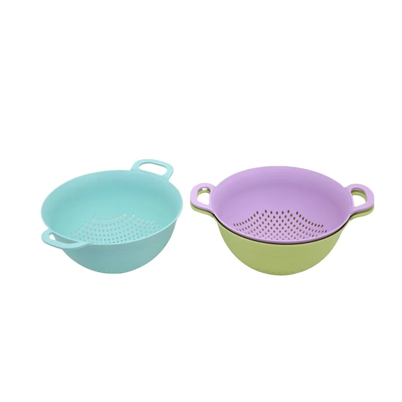 Plastic Strainer Colander for Fruit Vegetable with 2 Handles Plastic Sieve Basket Big Colander