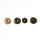 Buttons Buttons Metal Buttons Gold Metal Phonogram Buttons Snap Buttons KAM 15MM Note Buttons