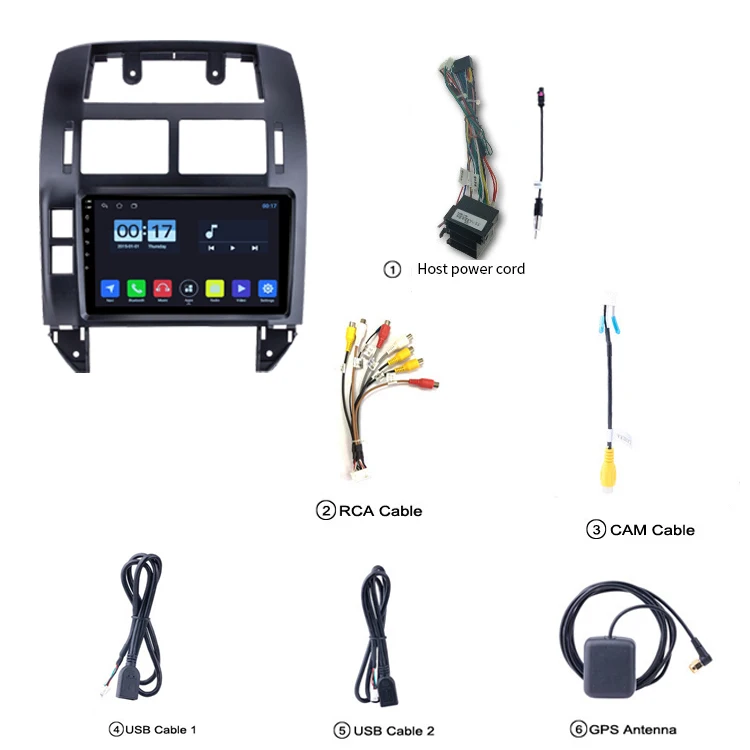 Bbzl 9inch Touch Screen Car Android Player Smart Car Music Player With