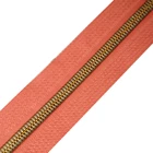 Zippers Zippers Top-seller #3 #5 Nylon Zippers With Antique Brass Teeth Long Chain Roll Zippers Manufacturer
