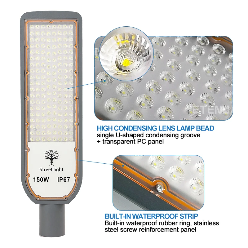 China manufacturer outdoor Ip65 waterproof high brightness Led light source enclosure outdoor 100w street light