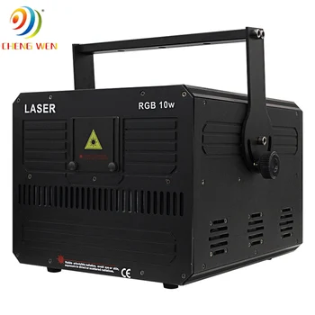 ILDA+DMX512 1W 2W 3W SD card ILDA laser logo projector RGB animation text laser light show for disco