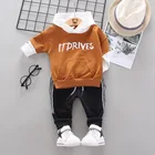 Boy Set Boys Children's Suit Custom LOGO Hoodie Toddler Boy Clothes Set Wholesale Kids Clothing Boys 2Pcs Clothing Set