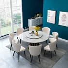 Table Top Tables China Manufacturer Modern Dinning Table Marble Top Dining Set Round Shape Tables