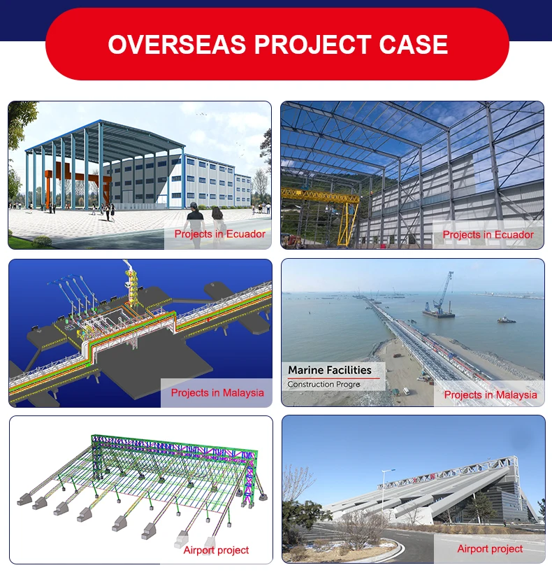 Modern Low-cost Prefabricated Steel Structure Steel Frame Modular Metal Factory Workshop Warehouse Steel Structure Buildings details
