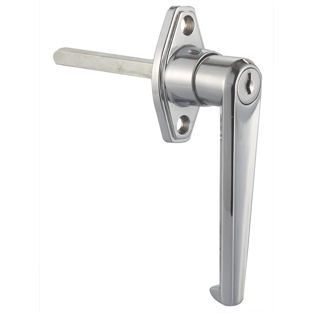 Durable Zinc Alloy L-Handle Lock Set with 2 Keys Home Improvement Door Hardware Accessories factory