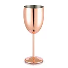 Wine KLP Cheap Wholesale 2 Pcs Metal Goblet Champagne Flute Glasses Stainless Wine Glasses