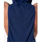 Men Hoodies Tank Top Sleeveless Muscle Gym Sport Slim Vest Bodybuilding Plain Tank Navy Top