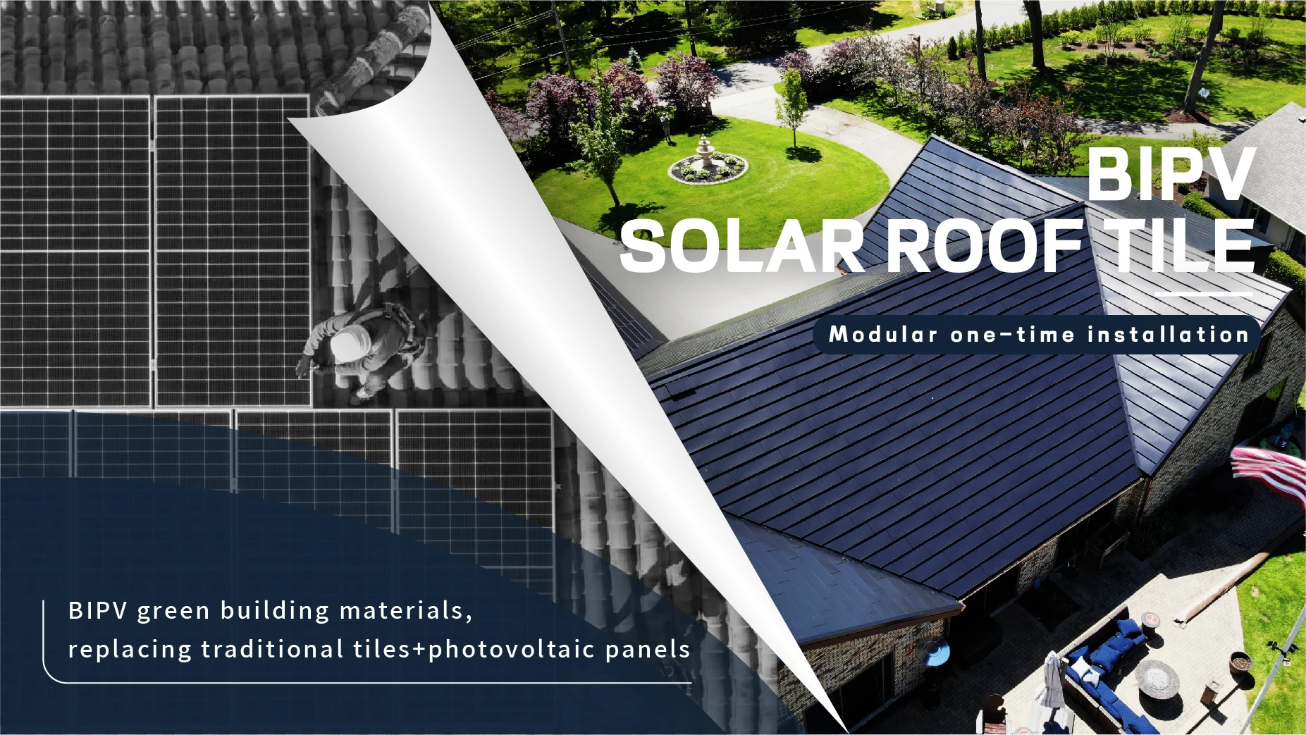 Latest Technology Hanergy Promotion Solar Roof Tiles Flexible Solar