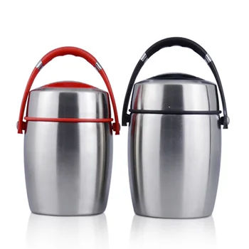 Thermal travel takeaway stainless steel keep food warming bento lunch box with leakproof lids