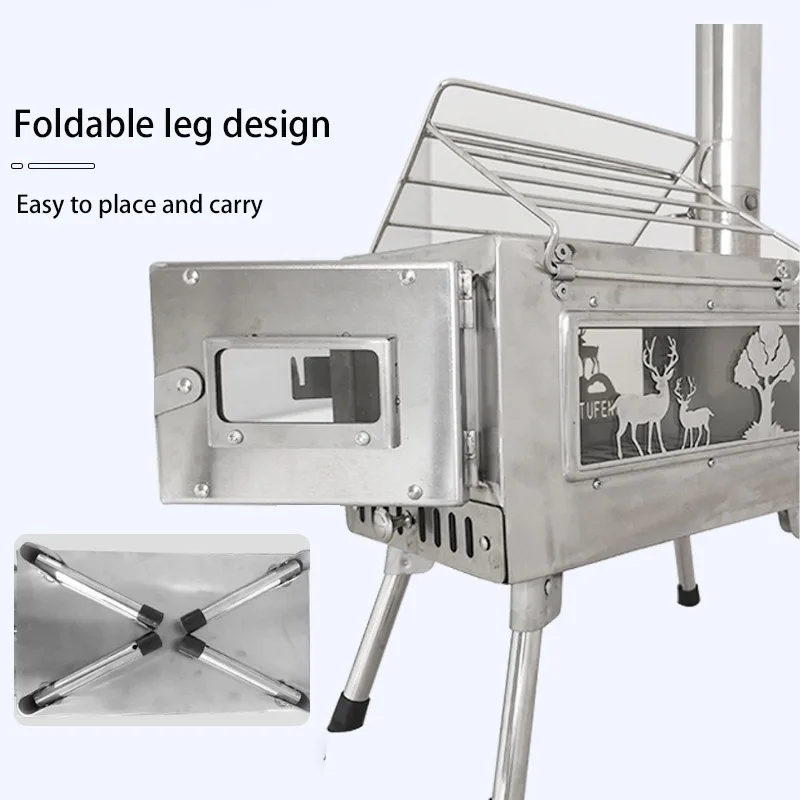 Portable Heater, Stainless, Steel - detail 8