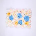 Wedding Gold Wedding Custom 3D Cloth Flowerwall Wedding Silk Rose Gold Silk Flowers Panel Backdrop Wall