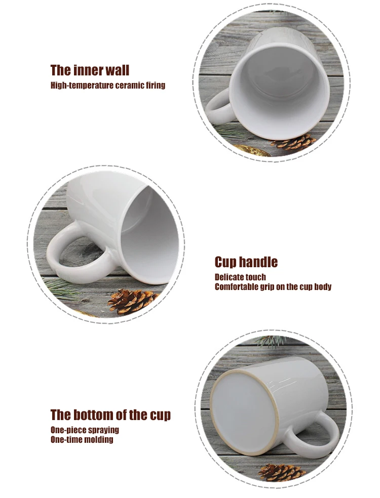 product 2025 thermal transfer thermal sublimation blank coated custom coffee boba cup water ceramic mug cups for home outdoor-13