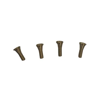 Manufacturer customized small high-precision compression spring, surface copper-plated trumpet-shaped mini compression spring