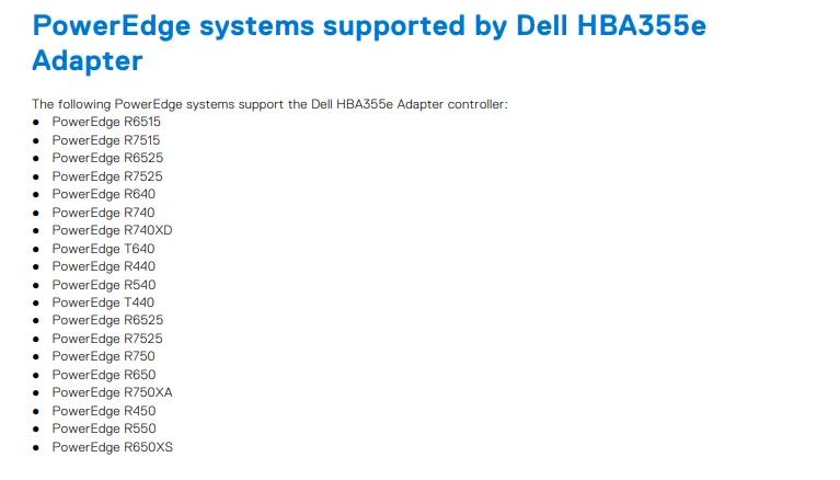 HBA355e FC HBA Card for Dell/HP/IBM Server and Data Center Storage