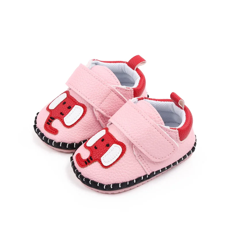 Cartoon Elephant Rubber Soled Infants Non-slip Toddler Shoes Wear-resistant Baby Walking Shoes factory
