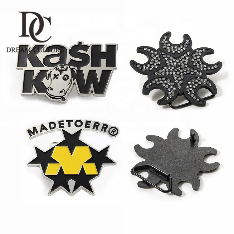 Custom Logo Zinc Alloy 38mm Gold Black 