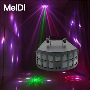 High power 2-in-1 LED Derby Butterfly Laser Bar DJ Disco Laser Stage Light chandelier