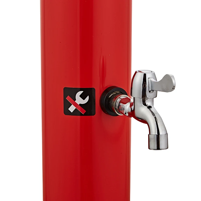 Red Shower Portable Outdoor Beach Solar Portable Shower Column