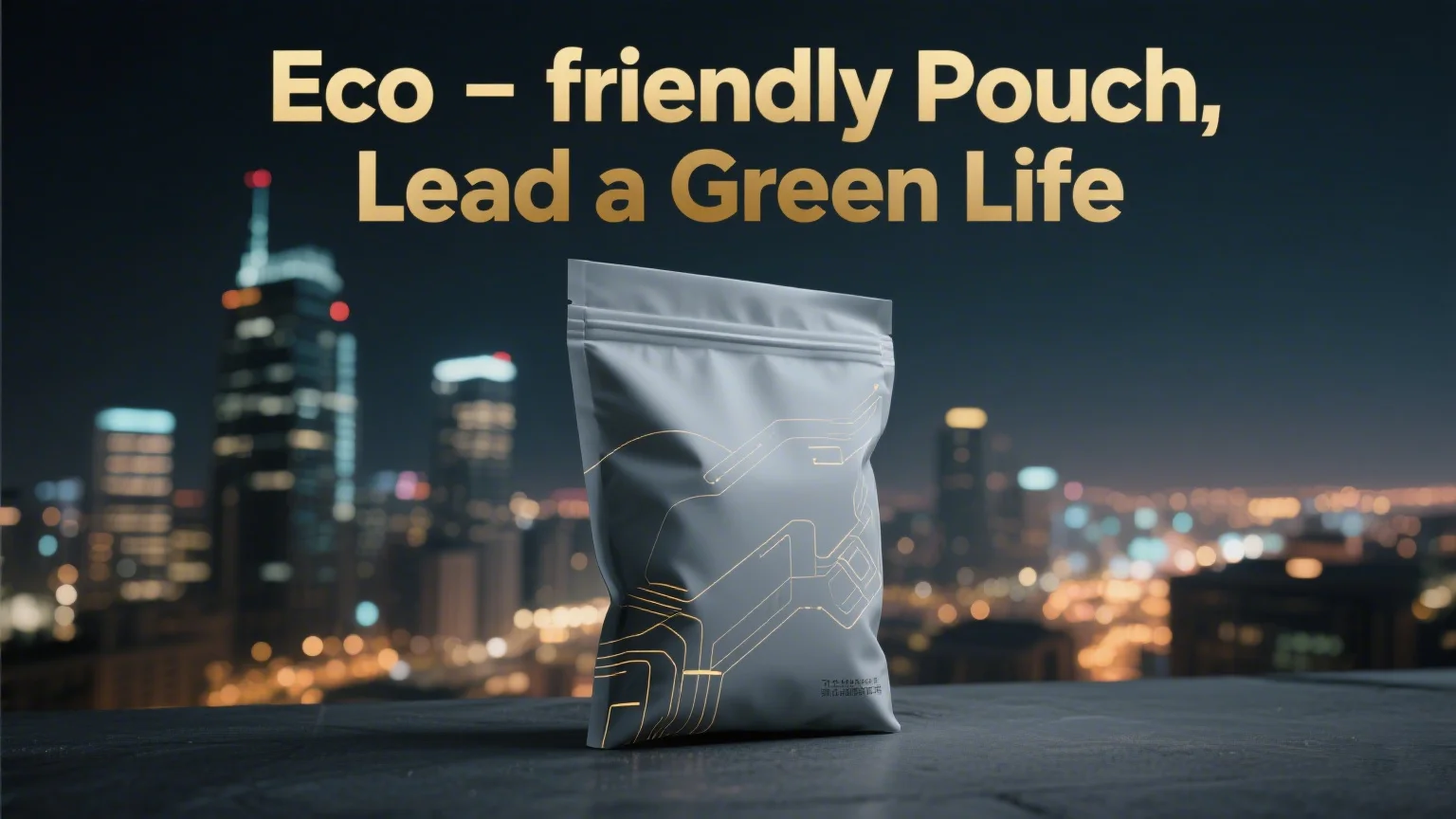 product customizable biodegradable recycling upright bag for dry food packaging herbs and spices zipper lock polyester film bag670-3
