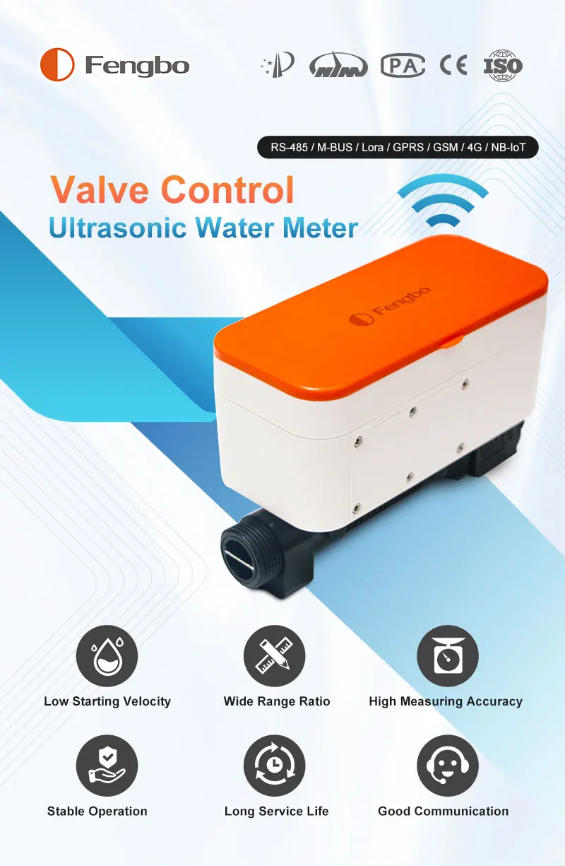 Mbus Rs Remote Reading Water Meter Lora Lorawan Accuracy R