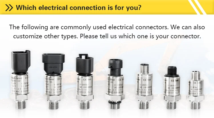 Excavator Truck Hydraulic Oil Fuel Engine Pressure Sensor For Excavator