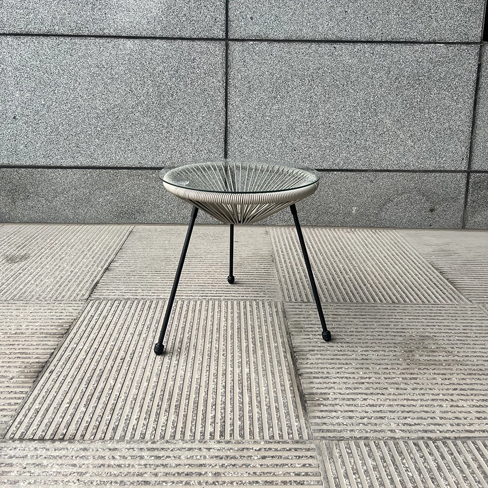 product patio outdoor chair acapulco rubber plastic string chair garden rattan furniture set-5