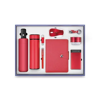 Custom Corporate Gift Set Luxury Vacuum Cup Notebook Executive Kits Business Promotional Gift Set With Box