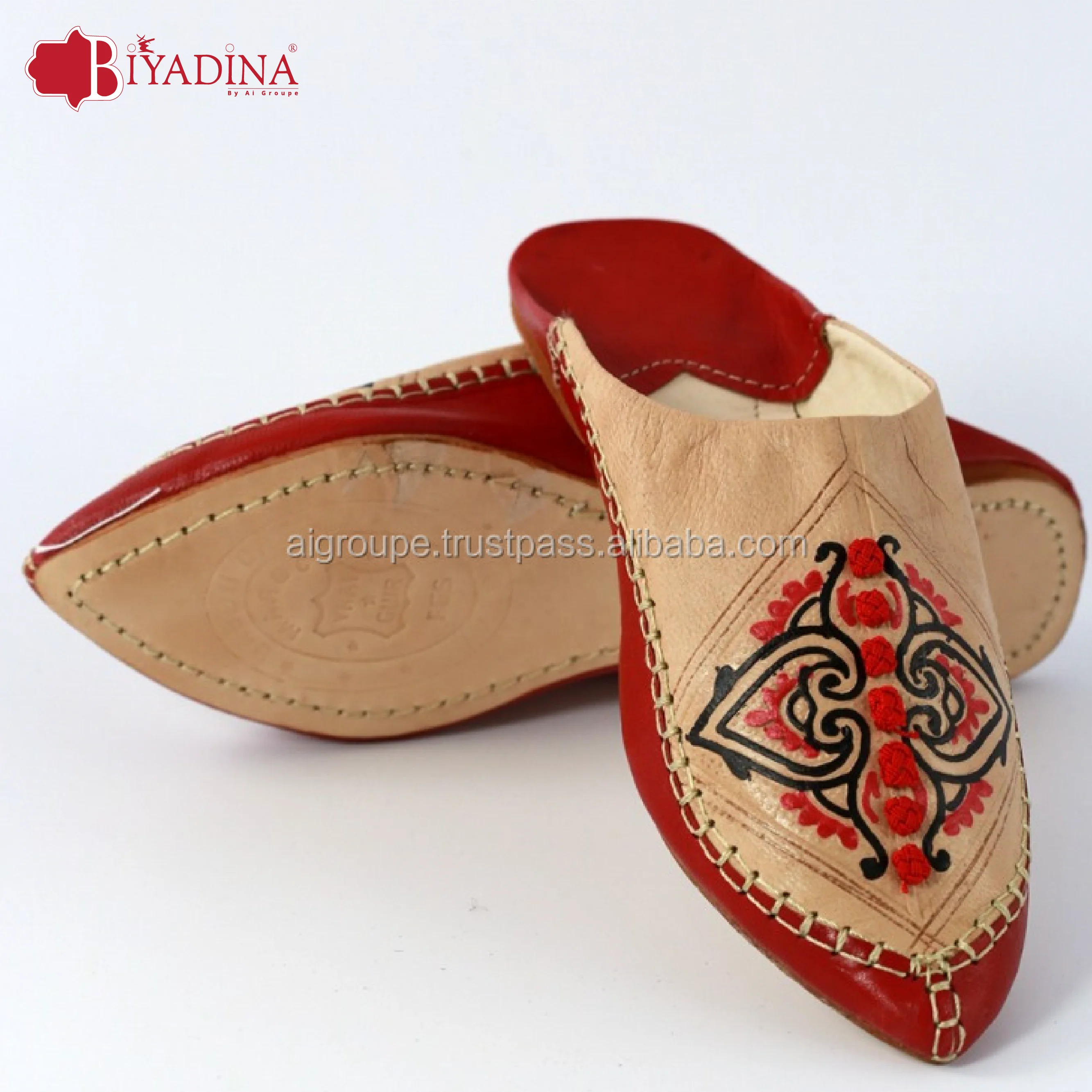 Traditional babouche Moroccan slippers women Leather slippers women Shoes Womens Shoes Slippers 