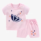 Baby Clothes Fashion Boys Summer Dress 2020 Baby Cotton Clothes Girls Short Sleeve Shorts Suit
